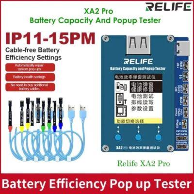 RELIFE XA2 Pro Battery Capacity and Popup Tester