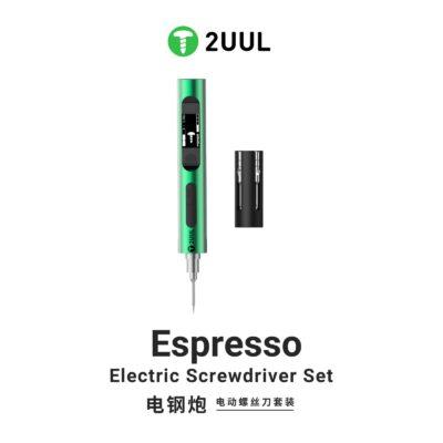 2UUL Espresso Electric Screwdriver Set