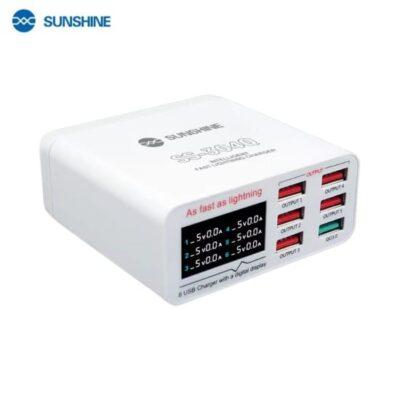 Sunshine SS-304Q intelligent fast charging station with a digital display.