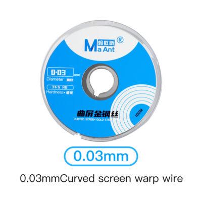 Maant 0.03mm Curved Diamond Cutting Wire